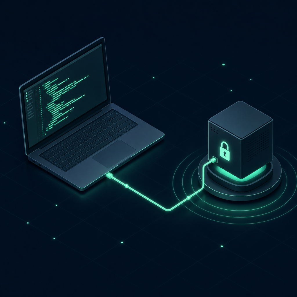 Tu agente de código, en una caja aparte y conectado a VS Code
